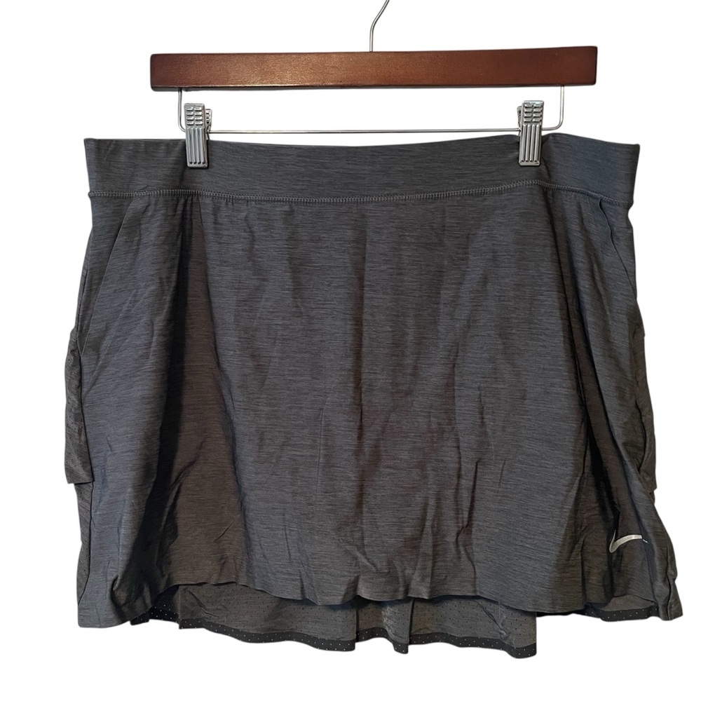 Nike Golf Grey Pleated Back Skort